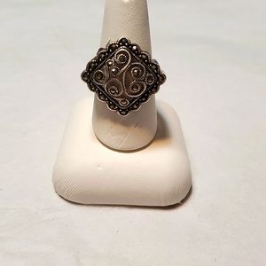 Sterling marcasite ring
